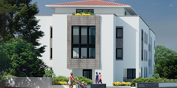 Acheter du neuf à Bayonne, quartier des arènes, residence Argian